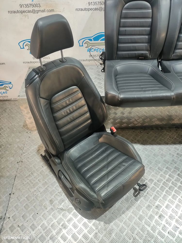 Conjunto Bancos Pele VW Volkswagen Scirocco III 3 Elétricos - 4