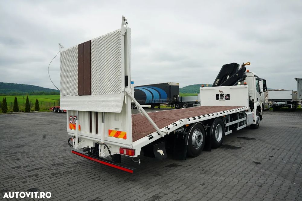 Mercedes-Benz AROCS 2533/ 6X2 / REMORCA AUTO + HIAB 188 B-2 HGV / COMANDE HIDRAULICE / TROLIU / PUNȚĂ RIDICATĂ - 9