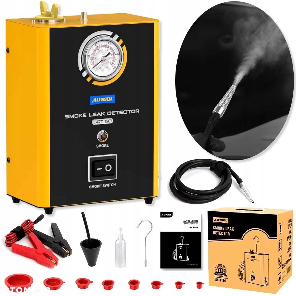 AUTOOL SDT60 Tester Wykrywacz dymny nie szczelności instalacji układów Generator - 1