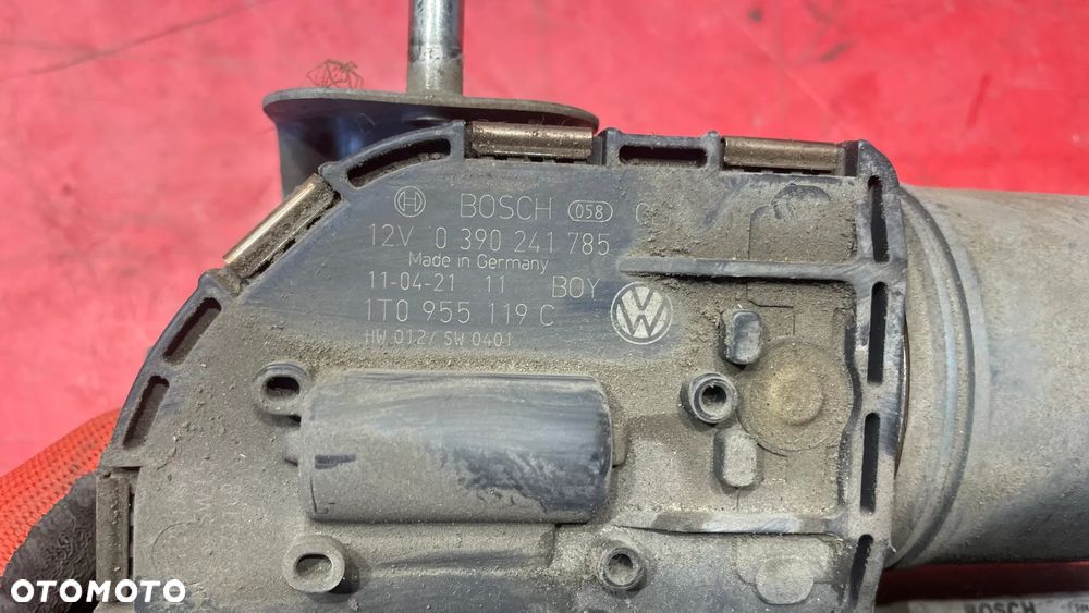 SILNICZEK SILNIK WYCIERACZEK PRZÓD VW TOURAN I 1T0955119C - 2