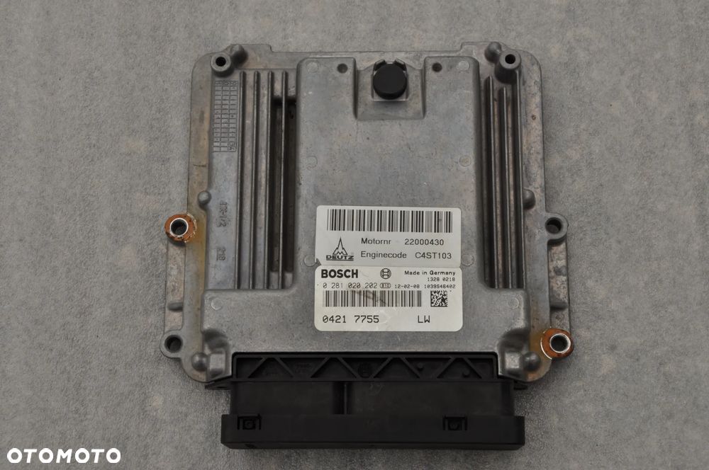 STEROWNIK KOMPUTER SILNIKA DEUTZ  TCD 6.1L6 NR 0281020202 NOWY !!! - 1