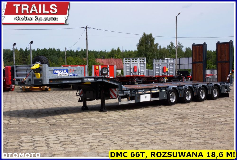 Inny Niska podłoga 4-osie, rozciągana dł. 18,60 m,  własne PTO, NAJAZDY HYDRAULICZNE. !!! - 7