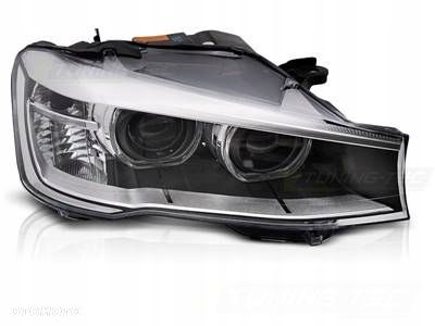 LAMPA PRZEDNIA RREFLEKTOR BMW X3 F25 LCI 14-17 XENON TYC PRAWA - 1