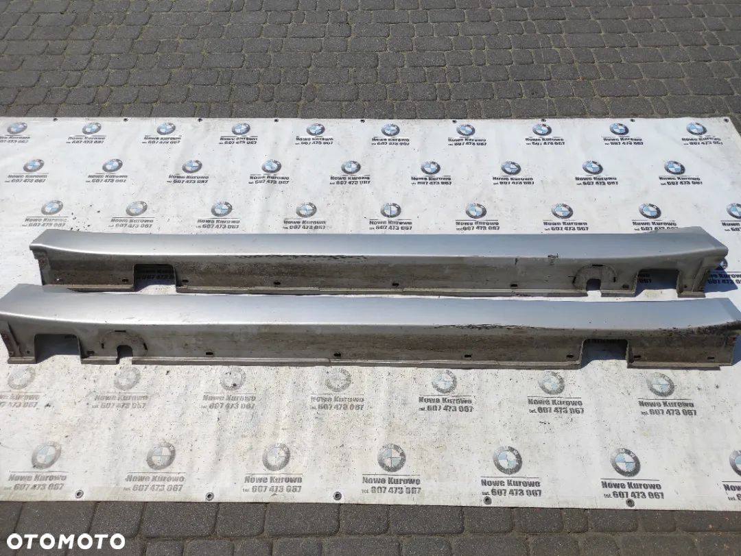 BMW E60 E61 LCI Lifting Listwa progowa nakładka lewa prawa Titansilber - 1