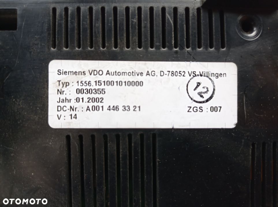 LICZNIK ZEGAR OBROTMIERZ MERCEDES ATEGO LIFT A0014463321 - 4