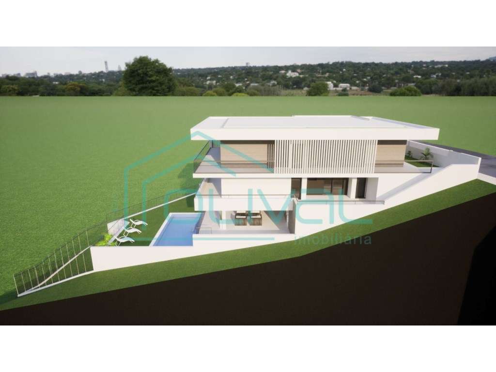 Terreno para Construção com 455m2 Projeto Aprovado - Moradia Modern... - Grande imagem: 3/16