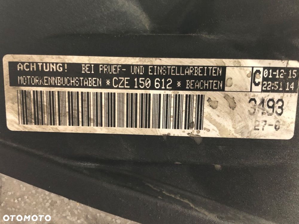 SILNIK  SKODA SUPERB III (3V3) 2015 - 2022 1.4 TSI 110 kW [150 KM] benzyna 2015 - 2022 CZE - 7