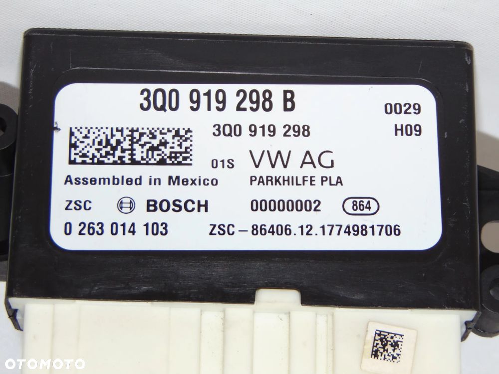 Moduł PDC parkowania 3Q0919298B VW Tiguan II Skoda Kodiaq - 7