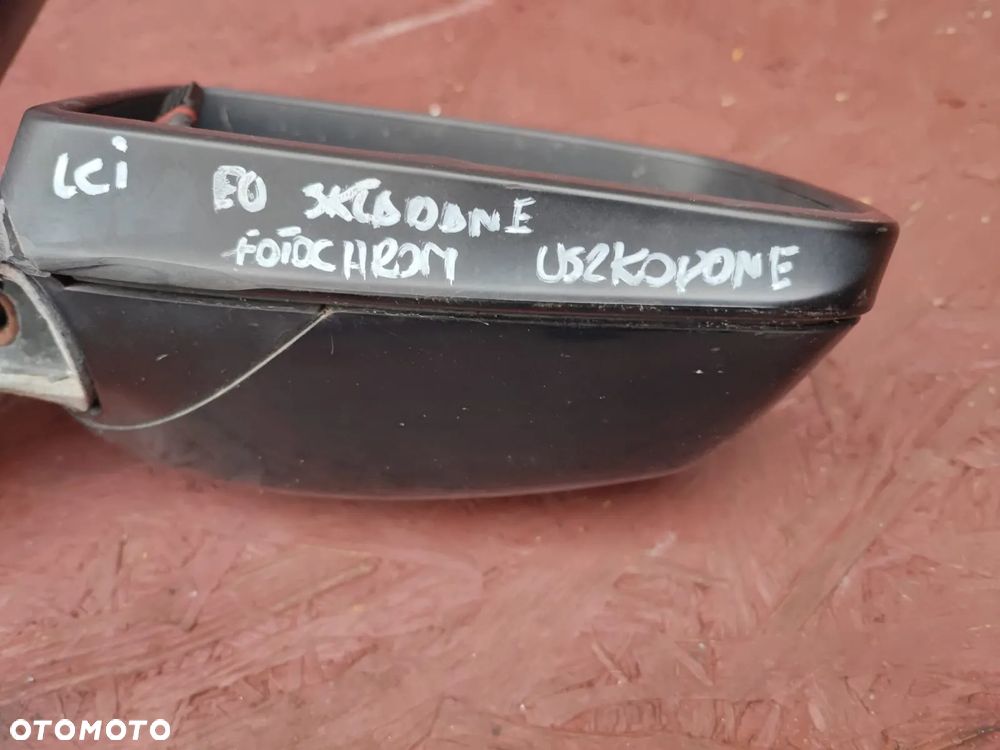 BMW E60 LCI / E61 LCI. ORYGINALNE LUSTERKA EUROPA LEWE / PRAWE ELEKTRYCZNIE SKŁADANE, FOTOCHROMATYCZNE PODGRZEWANE. W KOL. TIEFGRUEN METALLIC. O NR: 7 078 359 / 7 078 360 / 6 974 452 / 6 974 453 OEM. SPRAWNE W 100%. - 15