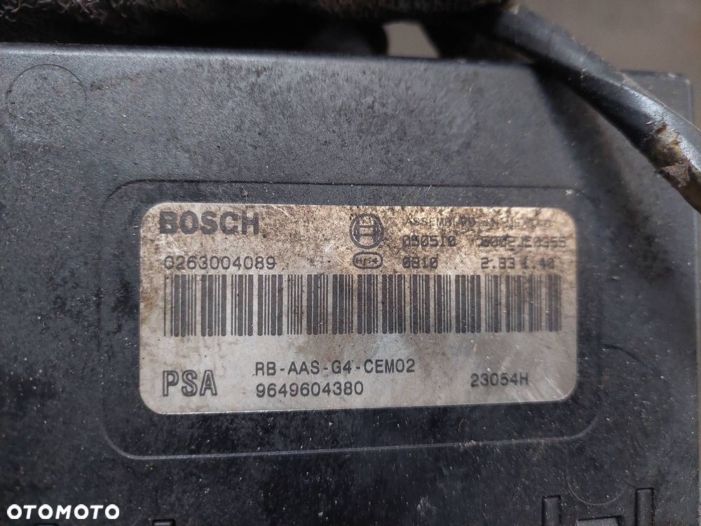 ZDERZAK TYŁ + BELKA + ŚLIZGI CITROEN C5 I LIFT HB 5D EYTC 9649604380 - 3