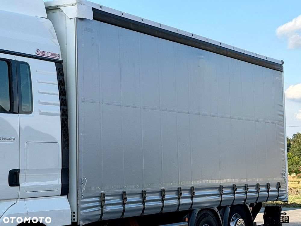 MAN TGX 26.420 / FIRANKA / WINDA / 18 EUROPALET / 410 TYŚ KM / 6x2 / OŚ SKRĘTNA / OŚ PODNOSZONA / 2019 ROK / AUTOMAT - 17