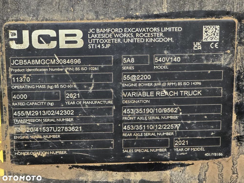 JCB 540 V 140 - 9