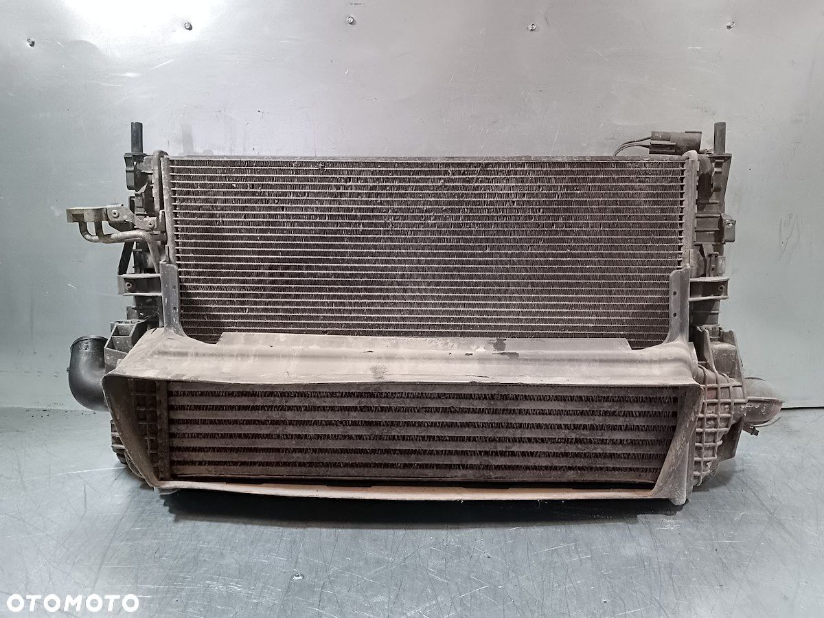 ZESTAW CHŁODNIC WODA KLIMA WENTYLATOR, INTERCOOLER VOLVO V50 1.6 HDI - 1