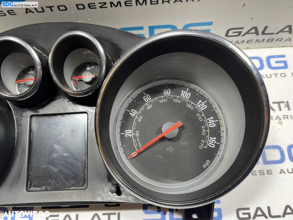 Ceas Ceasuri Cluster Instrumente Bord Maxidot Opel Astra J 1.7 CDTI 2009 - 2015 Cod 13368587 [2904] - 3