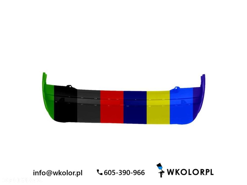 NOWY ZDERZAK VW PASSAT B5 1998-2000 LAKIEROWANY W KOLOR - 1