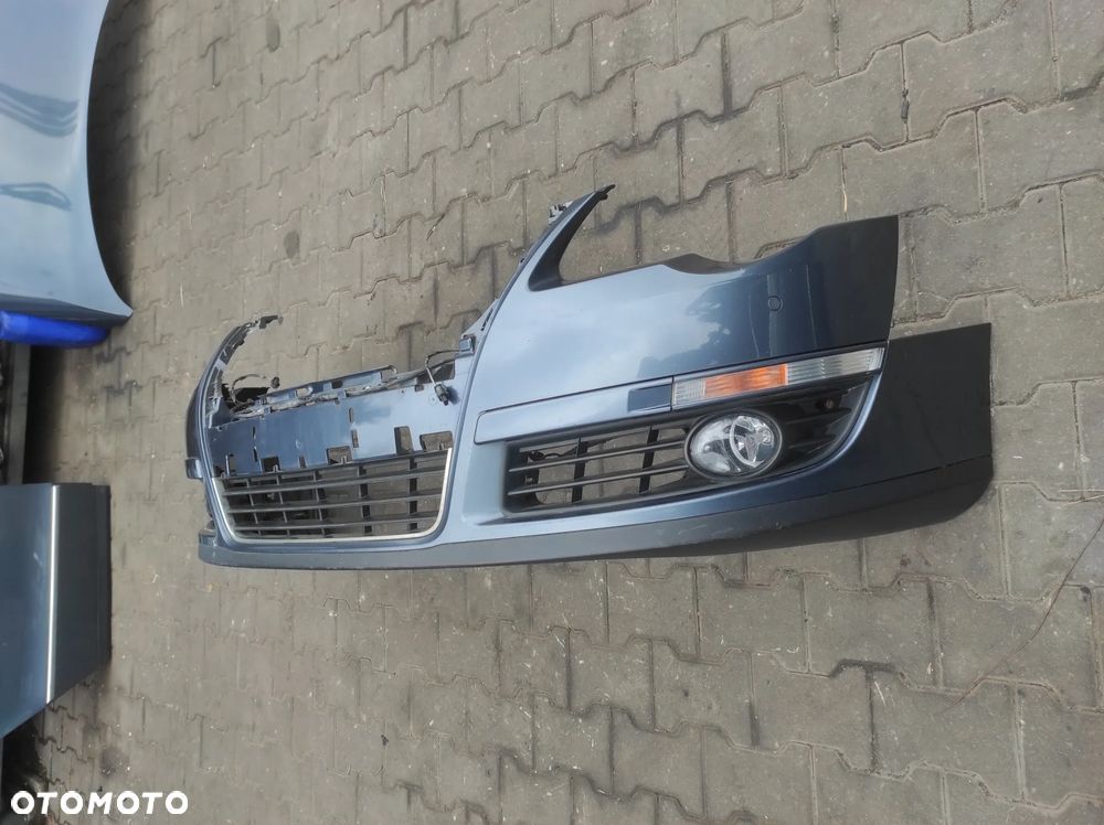 VW PASSAT B6 ZDERZAK PRZEDNI PRZÓD HALOGEN PDC CZUJNIKI PARKOWANIA LC5F SZARY WYSYŁKA !!!! - 3