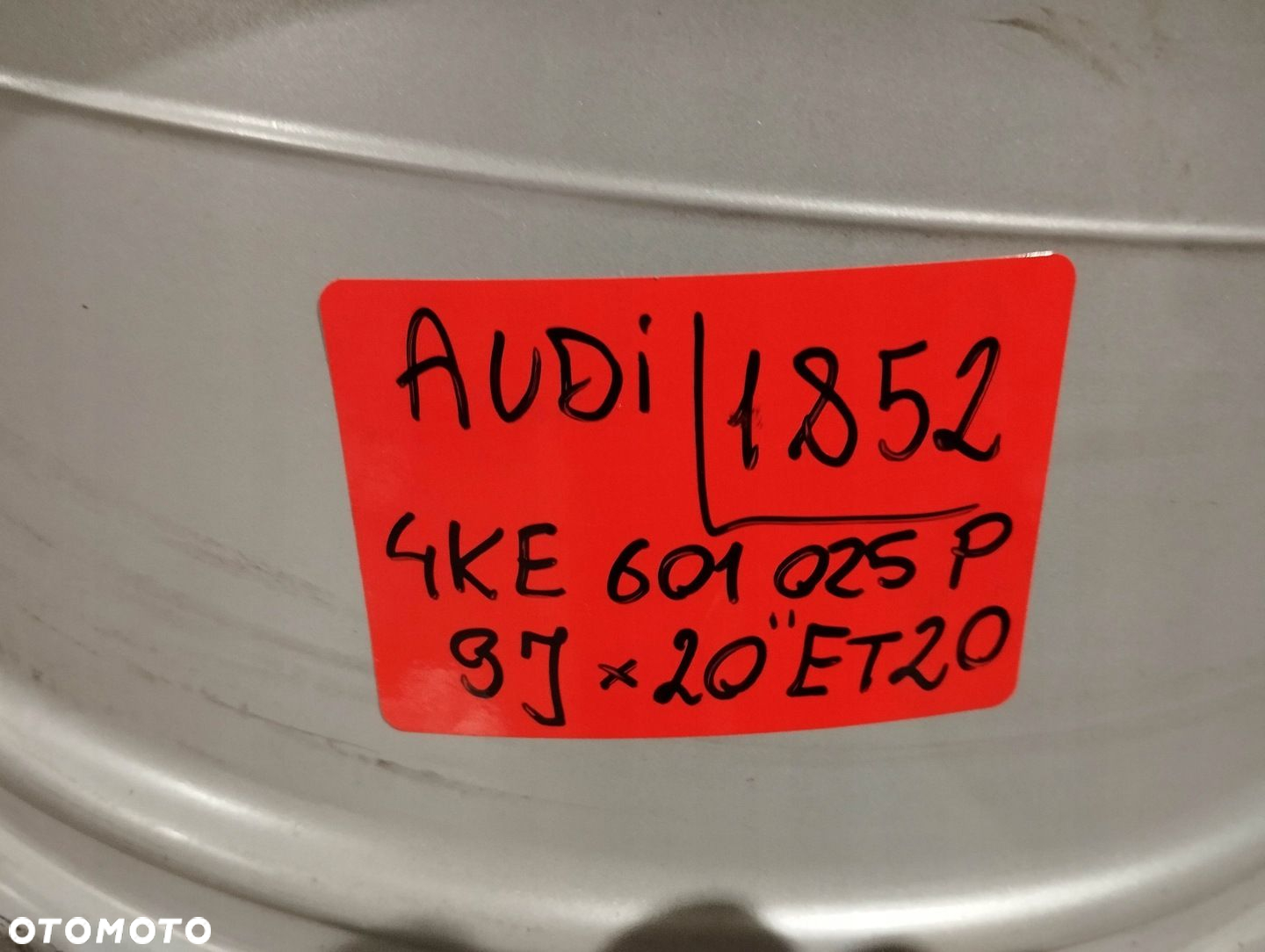 FELGA AUDI E TRON E-TRON 4KE601025 P 9J X 20 ET 20 5X112 1SZT - 3