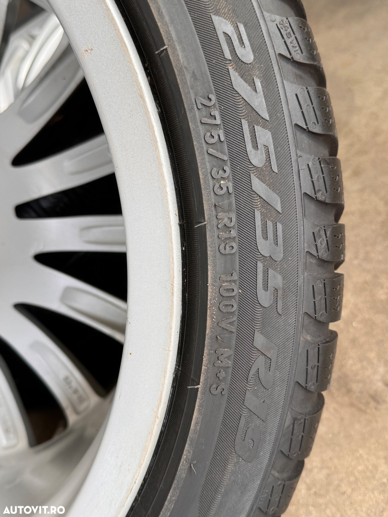 Vând jante originale BMW 5 G30-31 pe 19” cu anvelope de iarnă - 15