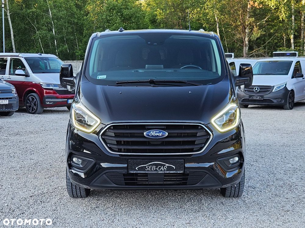 Ford TRANSIT CUSTOM L2H1 Long Brygadowy 5-os WINDA Max WERSJA XENONY SalonPL FV23% - 10