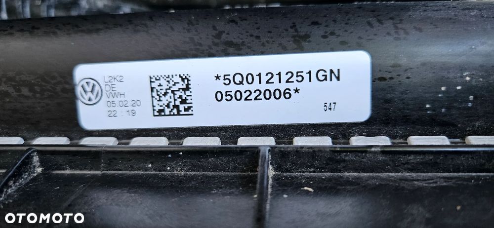 Skoda Superb 3 III 3V LIFT 2019-2023 2.0 TFSI Kompletne wzmocnienie czołowe Pas przedni Chłodnice wentylator 5Q0816411AR 5Q0121251GN 5Q0959455AR - 15