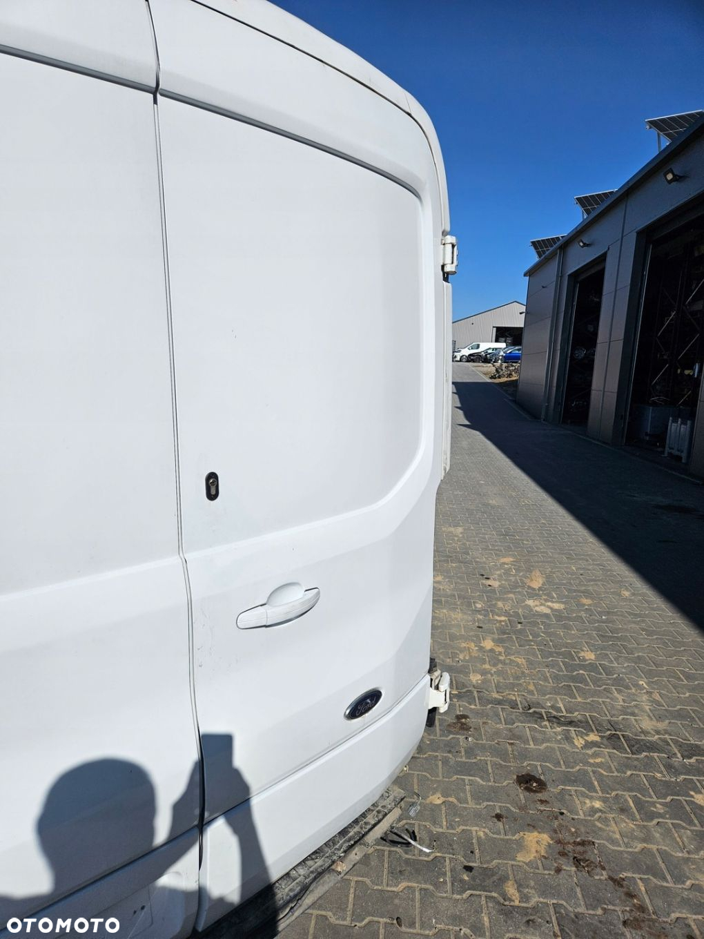 Drzwi Tył Tylne Prawe Kompletne Ford Transit MK8 2014- FROZEN WHITE - 3