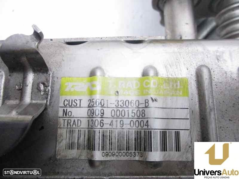 REFRIGERADOR GASES EGR TOYOTA AURIS 2009 -2560133060B - 9