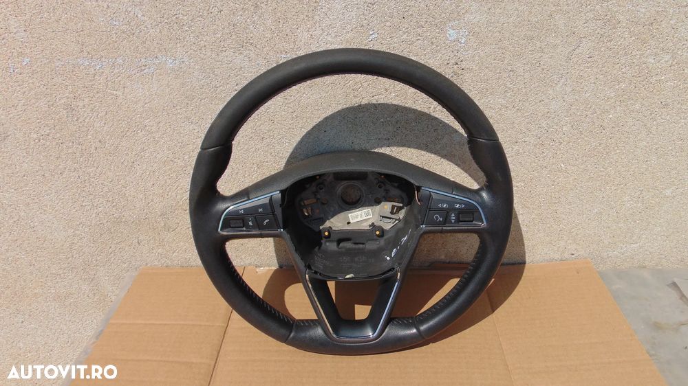 Volan Seat Ibiza MK4 an 2016 cod 5F0419091LV17 - 1