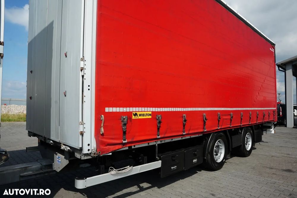 Mercedes-Benz ACTROS 2545 / TANDEM COMBINAT 120 M3 / TRANSIT / CORTINĂ - 7,4 M / BIG SPACE / WIELTON - 13