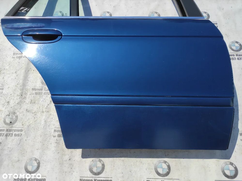 BMW E39 Kombi drzwi tylne tył prawe Topasblau metallic - 3