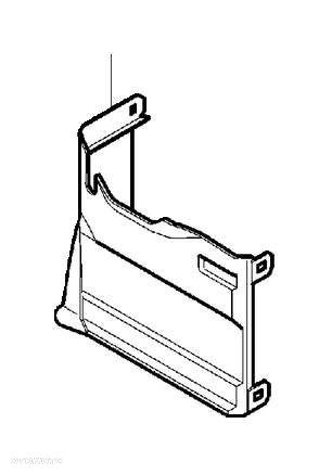 VOLVO S80 V70 XC70 osłona obudowa akumulatora OE - 1