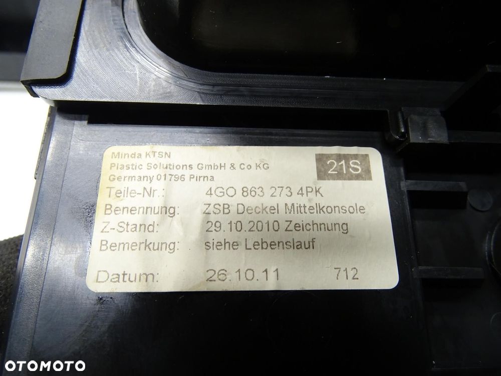 LISTWA DEKOR DRZWI PRZÓD TYŁ POPIELNICZKA KOMPLET 4G0864261 AUDI A6 C7 4G - 9