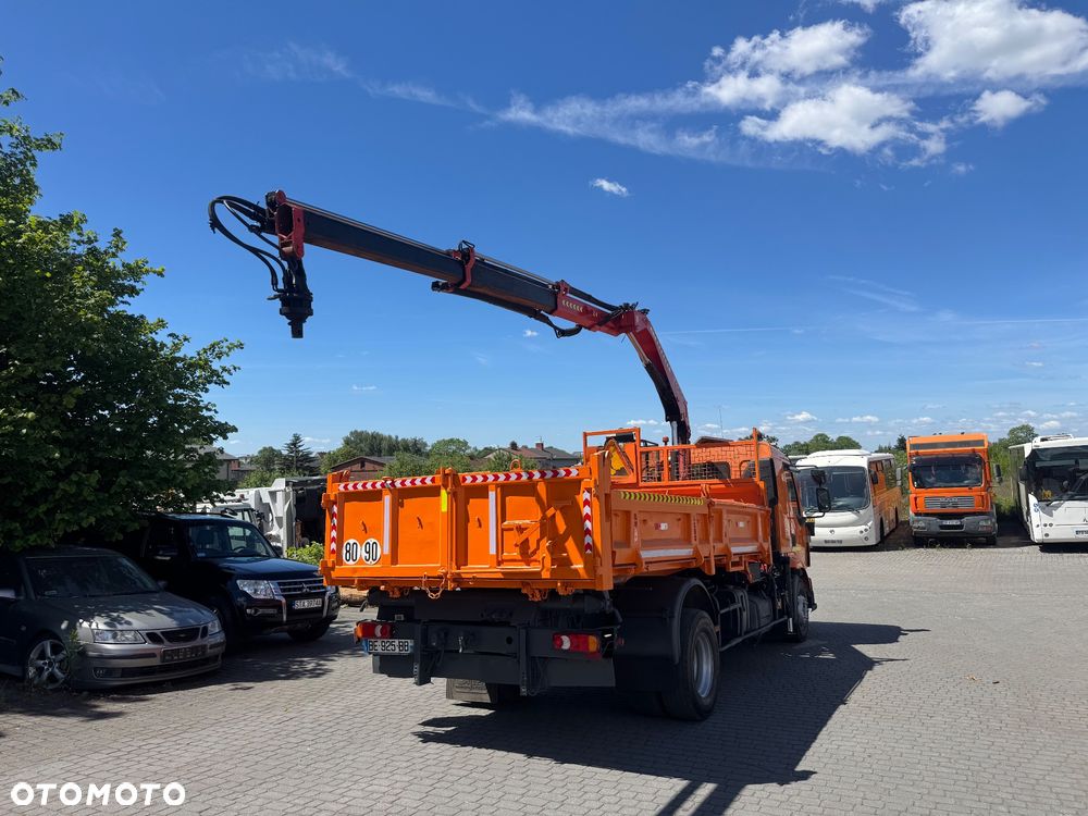 Renault Midlum 240DXi Wywrotka 3str HDS Fassi SPECJALNY Czołownica Solarka Piaskarka - 12