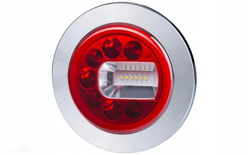 lampa zespolona tylna 3-funkcyjna led 12/24v prawa z kołnirzem - 1