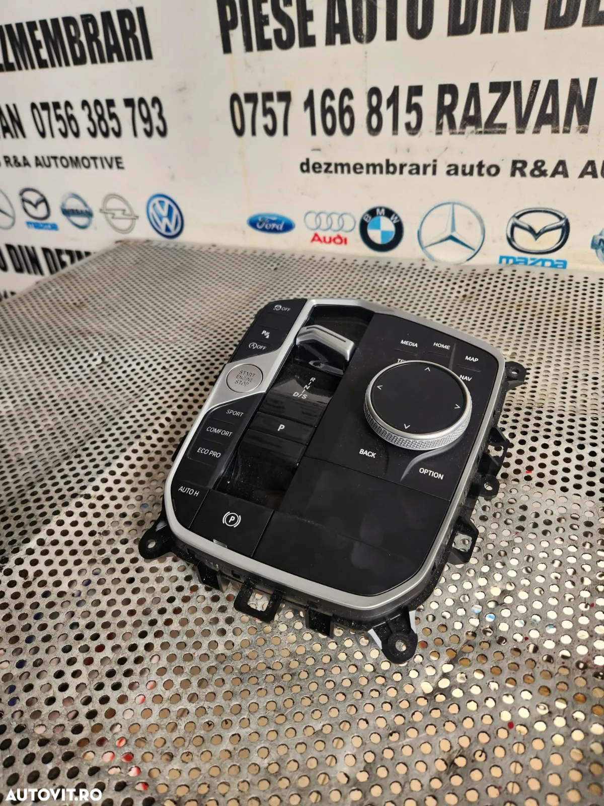 Consola Centrala Idrive Selector Viteze Timonerie Buton Start Stop Frana De Mana Bmw G20 G21 G22 G23 G26 G28 G29 G42 M2 M3 M4 Volan Stanga Dezmembrez Bmw - Dezmembrari Arad - 2