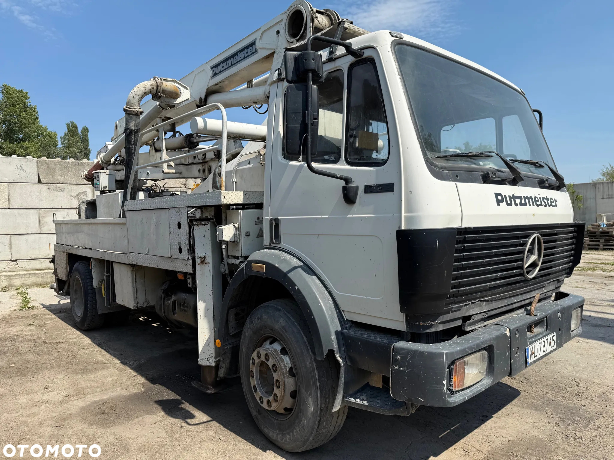 Mercedes-Benz 1722 Pompa Do Betonu Putzmaister M24 Halowa - 4
