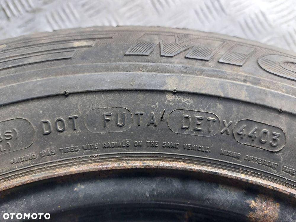 KOŁO FELGA OPONA ZAPAS 5x100 6Jx15 FI57,1 195/65R15 GOLF IV 1J0601027H - 5
