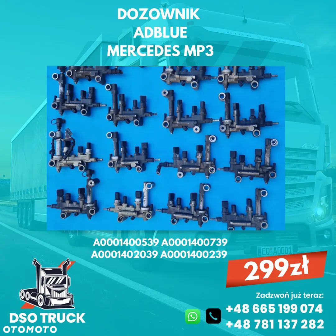 Mercedes MP3 A0001402039 Dyfuzor Wtrysk Dozownik Actros Atego Axor - 1