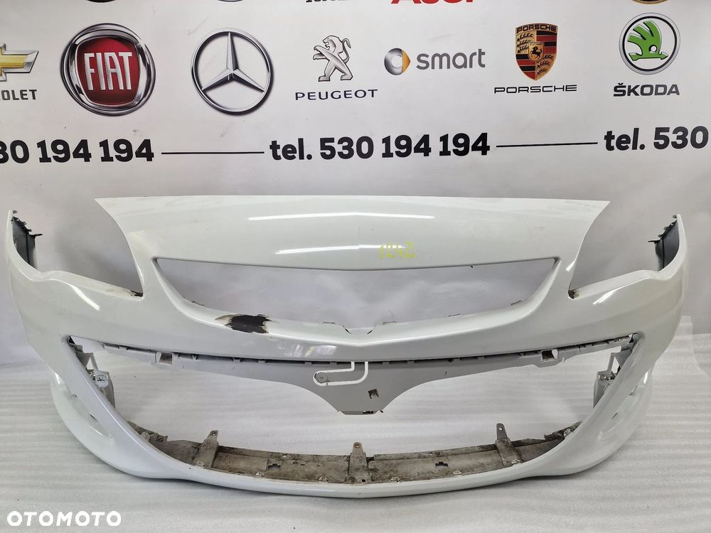 OPEL ASTRA IV J LIFT 12- ZDERZAK PRZEDNI PRZÓD BEZ SPRYSKÓW ORAZ PDC , NR 13368660 , NR AUKCJI NZ1242 - 1