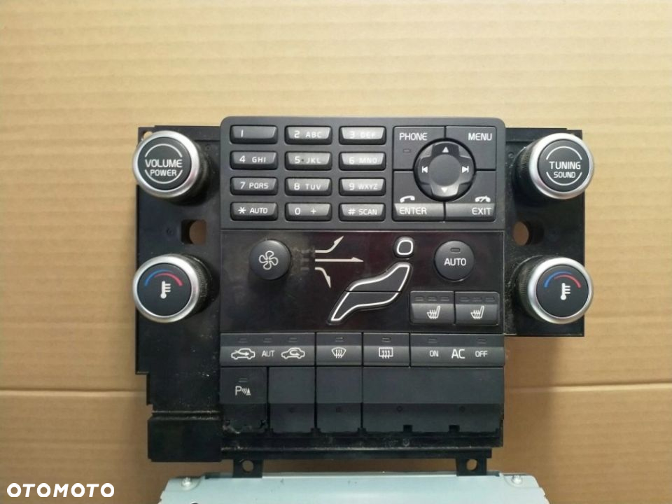 RADIO NAWIGACJA PANEL KLimy volvo v70 iii 09' kpl - 2
