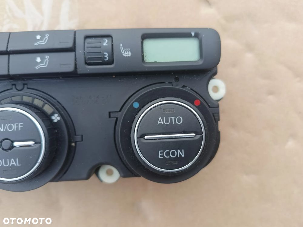 VW GOLF V JETTA TOURAN PANEL PRZEŁĄCZNIK KLIMATRONIC - 3