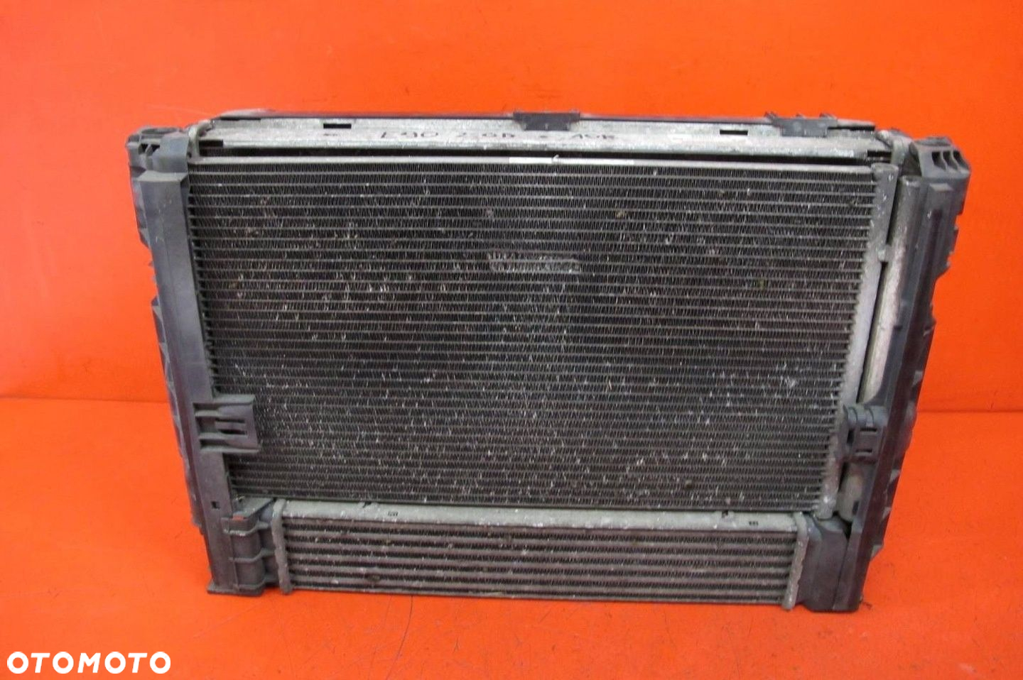 BMW 3 E90 2.0 D N47D20C E91 CHŁODNICE WENTYLATOR MANUAL KOMPLET - 2