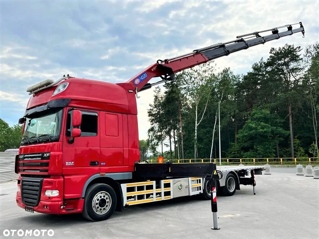 DAF XF 105 6X2 HMF 4020 HDS Żuraw Crane - 1