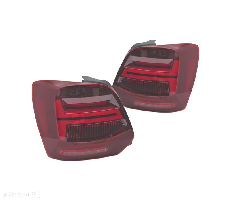 FAROLINS PARA VOLKSWAGEN VW POLO V 09-17 LED VERMELHO - 2