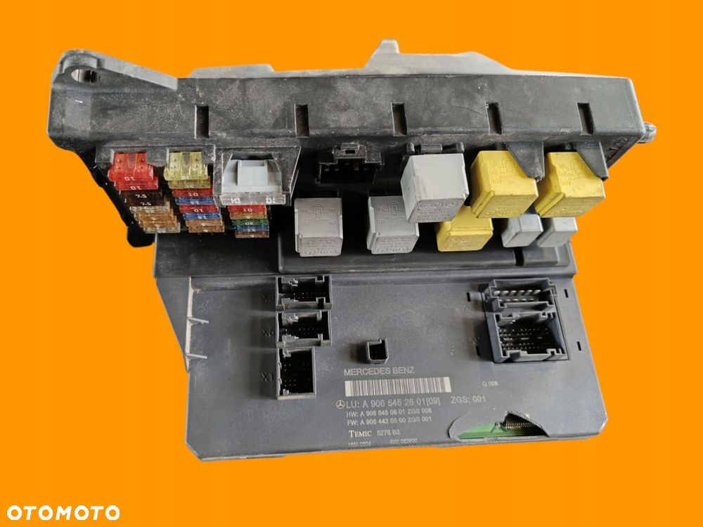 sterownik silnika mercedes sprinter w906 2.2 cdi a6461506378 - 4