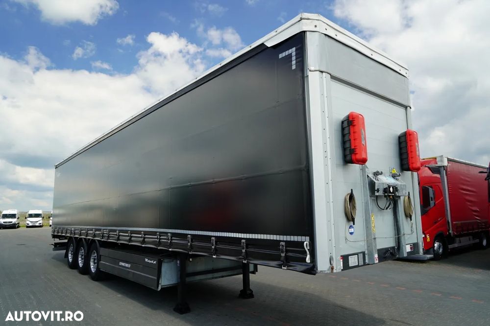 Schmitz Cargobull / CORTINĂ / STANDARD / COȘ PENTRU PALEȚI / AXE SAF / - 10