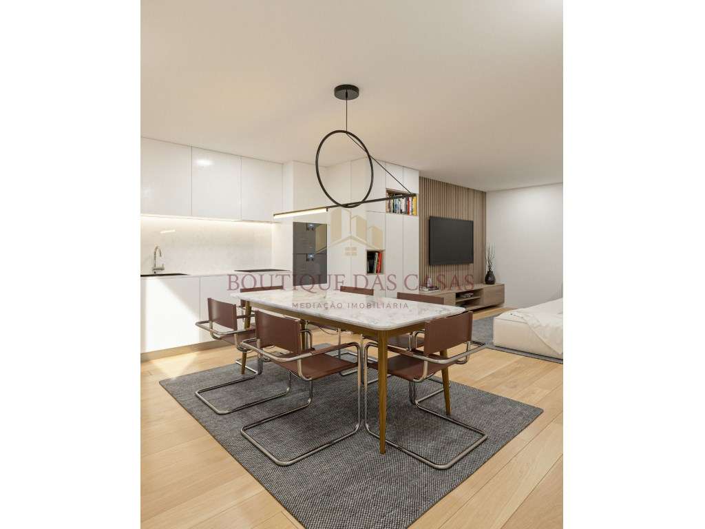 Apartamento T4 condomínio com piscina á beira mar - Madalena - Grande imagem: 2/24