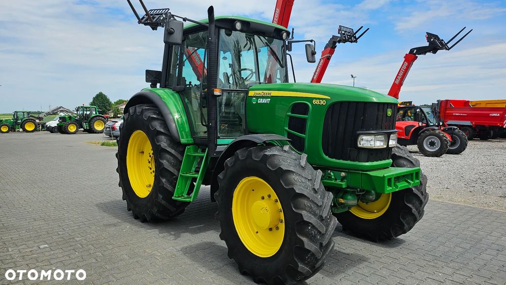 John Deere JD 6830, 6-cyl, 140 KM, TLS, autentyczny przebieg - 5