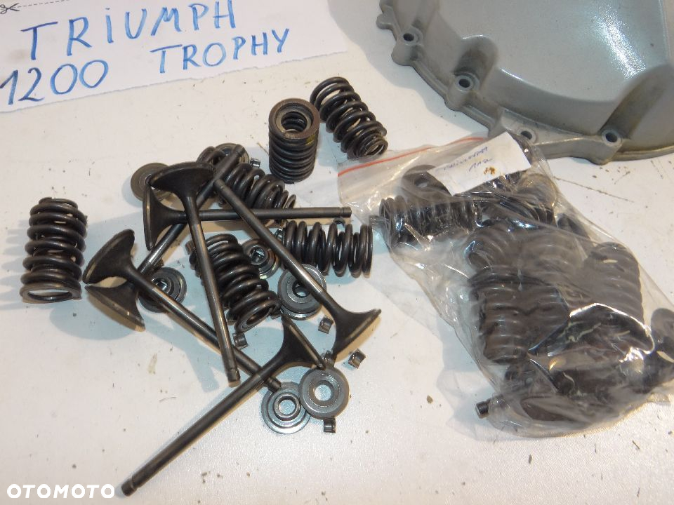 Triumph 1200 Trophy pokrywa dekiel silnika wałek rozrządu szklanki panewki zaworowe pompa wody - 16