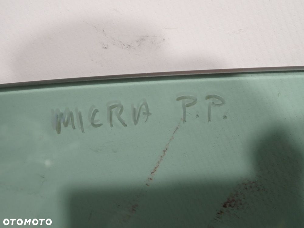 SZYBA BOCZNA PRAWA PRZEDNIA DRZWI NISSAN MICRA K12 C+C - 4