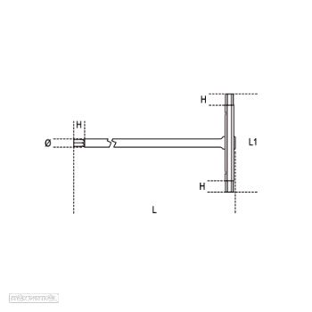 beta male 6 points t-handle wrenches 3mm 55000081 - 2